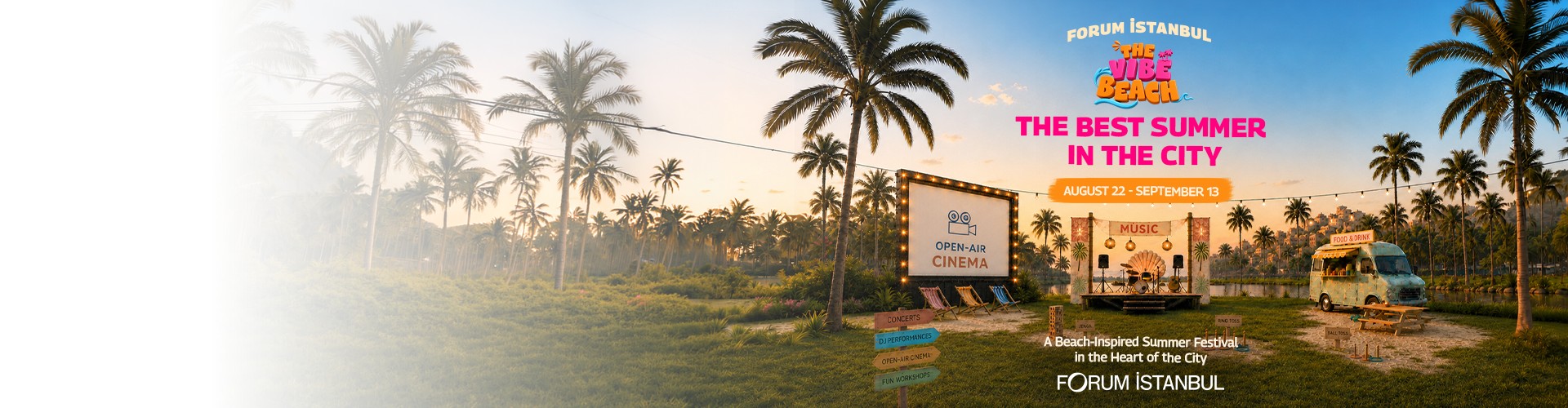 The Vibe Beach: Summer Festival in the City