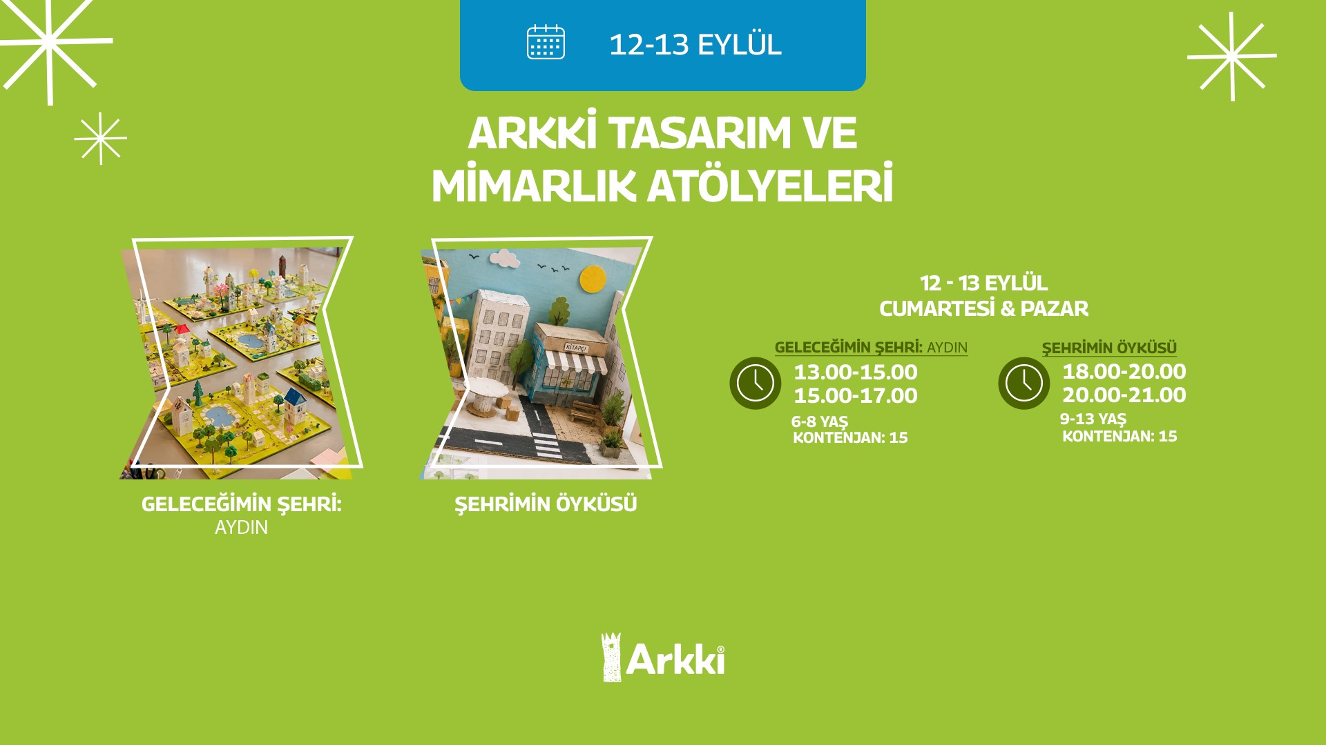 Çocuklar Arkki ile tasarlıyor: Geleceğin Şehri Aydın