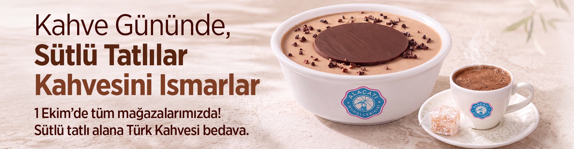 "Your Milk Dessert Treats Your Coffee" Campaign for World Coffee Day on October 1st