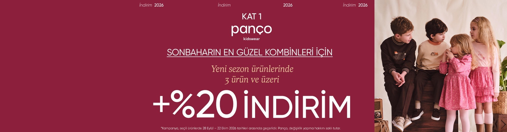 Sonbaharın En Güzel İndirimi        